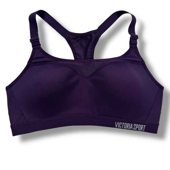 Victoria's Secret Incredible Sports Bra Purple Plum Solid 34C - Picture 1 of 5